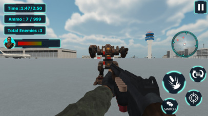 Futuristic Robot Shooting Battle 18 screenshot 2