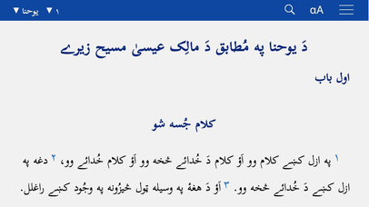 پښتو انجیل Pashto Injil screenshot 3