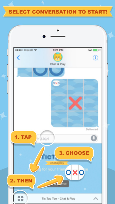 Tic Tac Toe - Chat & Play screenshot 2