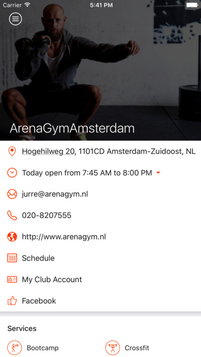 Arena Gym App screenshot 2