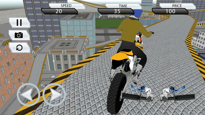 Stunt Bike Roof Jumping 3D screenshot 4