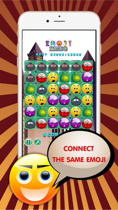 Emoji Blitz Connect Match 3 : Emoticon Line Puzzle screenshot 2