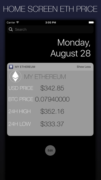 My Ethereum - CryptoCurrency Market Data screenshot 3