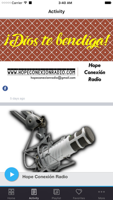 Hope Conexión Radio screenshot 2