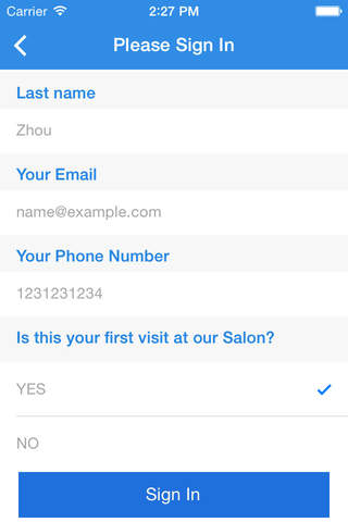 Sign In Forms screenshot 4