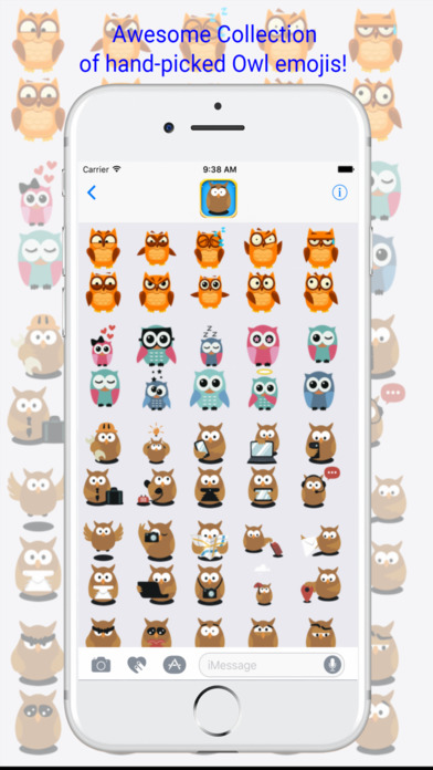 Cute Owl Emoji - Owl Emotions for true Owl Lovers screenshot 3