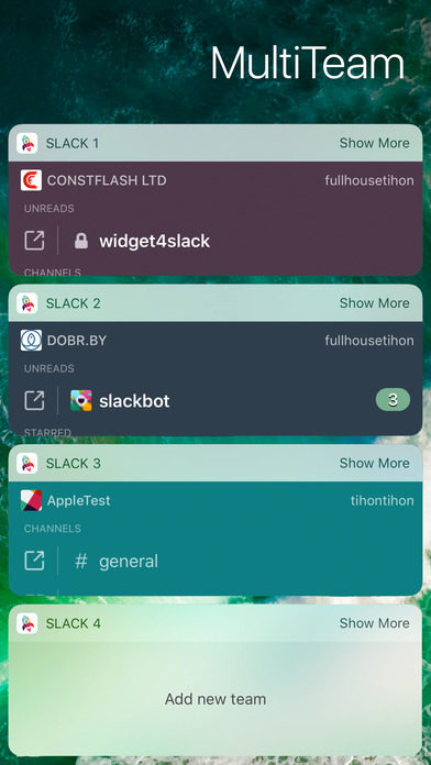 Widgets for Slack screenshot 3