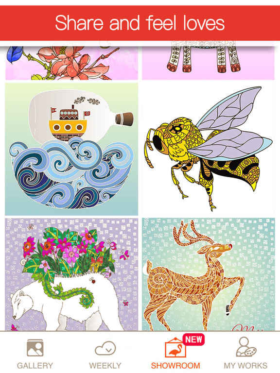 Colorfly : Coloring Book for Adults - Free Gamesscreeshot 5