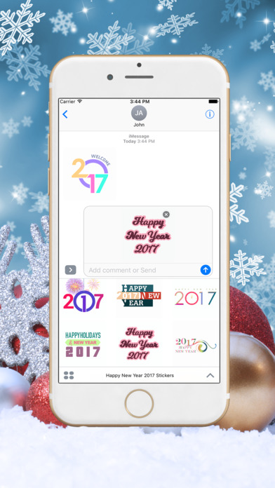 Happy New Year 2018 Stickers screenshot 4
