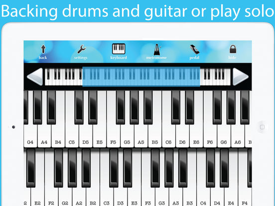 Screenshots of Piano Free with Songs for iPad