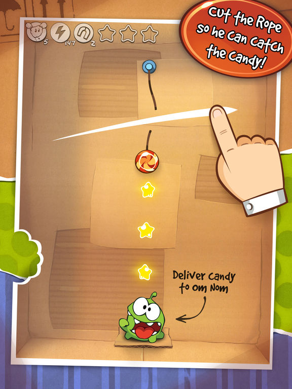 Cut the Rope Remastered IPA Cracked for iOS Free Download