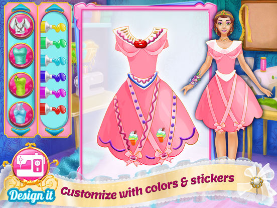 Design It! Princess Fashion Makeover: Outfit Maker на iPad
