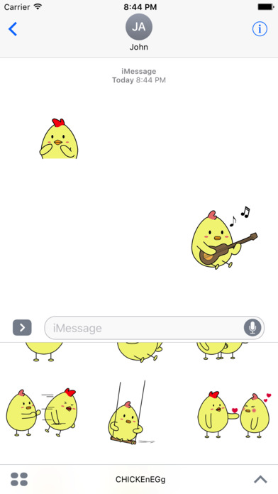 Chicken or Egg Animated Stickers screenshot 2