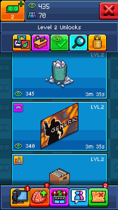 Screenshots of PewDiePie's Tuber Simulator for iPhone