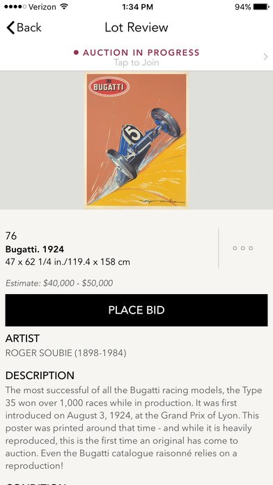 Poster Auctions International screenshot 3