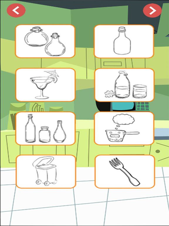 coloring books kitchen screenshot 4