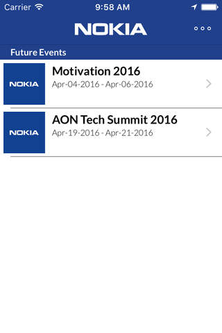 Nokia Events screenshot 2
