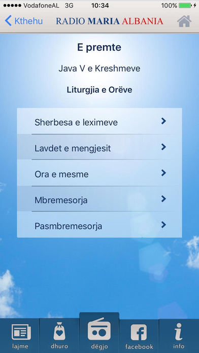 Radio Maria Albania screenshot 3