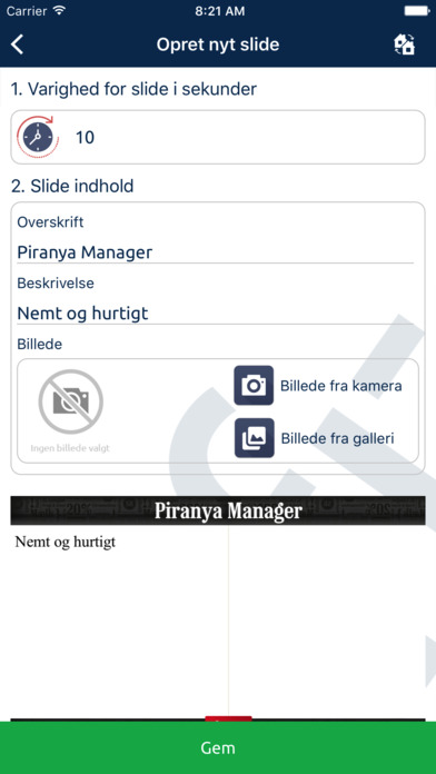 Piranya Manager screenshot 4