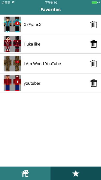 Youtuber SKINS App for Minecraft PE - MCPE Skins screenshot 3