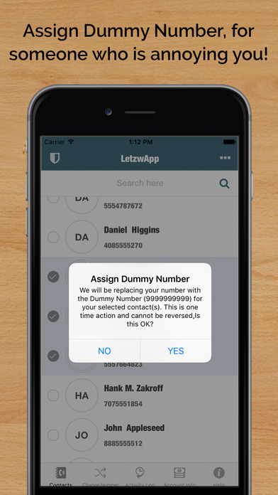 LetzwApp - Phone Number Update screenshot 2