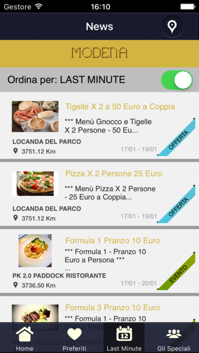 aperitivi & cene Modena screenshot 3