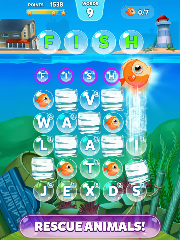 Bubble Words - Letter Splash для iPad