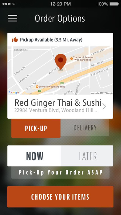 Red Ginger Thai & Sushi screenshot 2