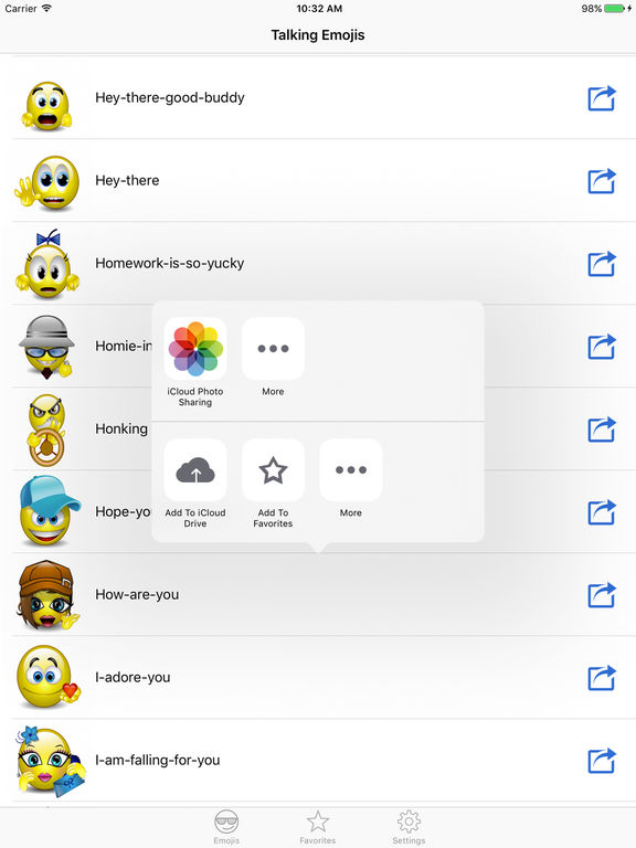 App Shopper Talking Emojis & Speaking Emoticons for Texting (Catalogs)