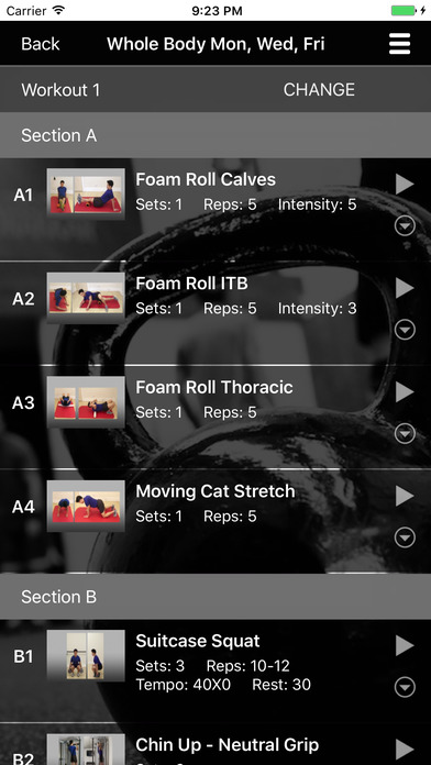 AMF Fitness Online screenshot 3