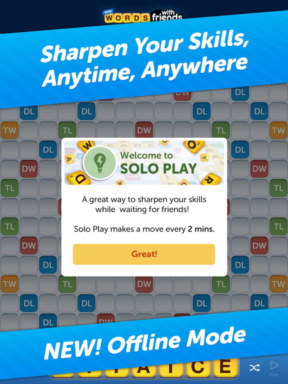 Screenshots of Words With Friends Classic for iPad