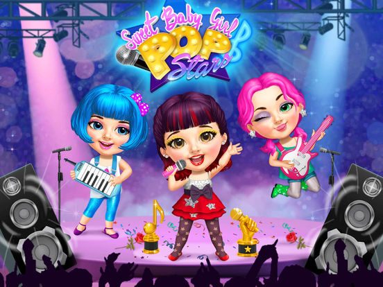 Sweet Baby Girl Pop Stars - No Ads на iPad