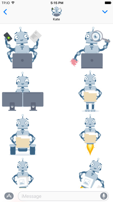 Lil' Robots Sticker screenshot 3