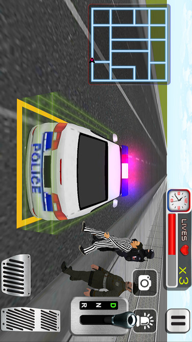 3D City Police Car Driving Training Simulator 2 screenshot 3