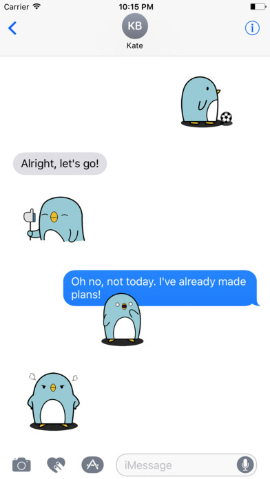 Just a Penguin Animated Stickers screenshot 2
