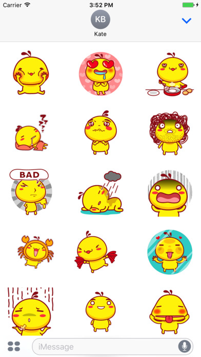 Happy Bird: Animated Stickers screenshot 2