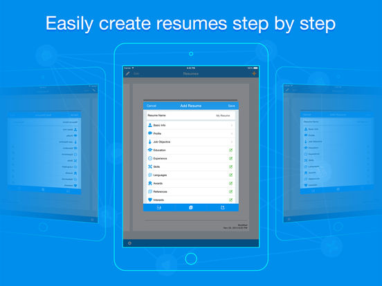 resume builder app. ipad screenshot 2 resumes by nobody - resume ... - Step By Step Resume Builder For Free resume builder app. ipad screenshot 2 resumes by nobody - resume ... - Step By Step Resume Builder For Free