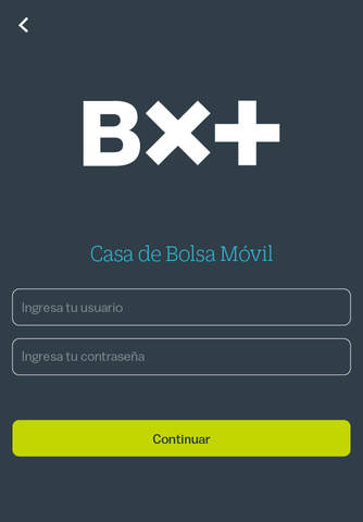 Casa de Bolsa Bx+ Móvil screenshot 2