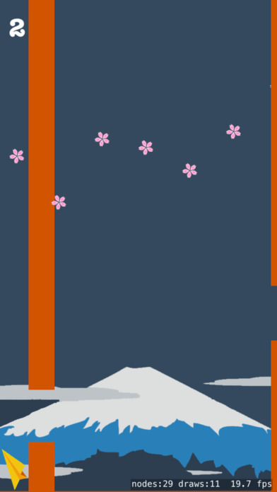 sakura flying - flighter game screenshot 2