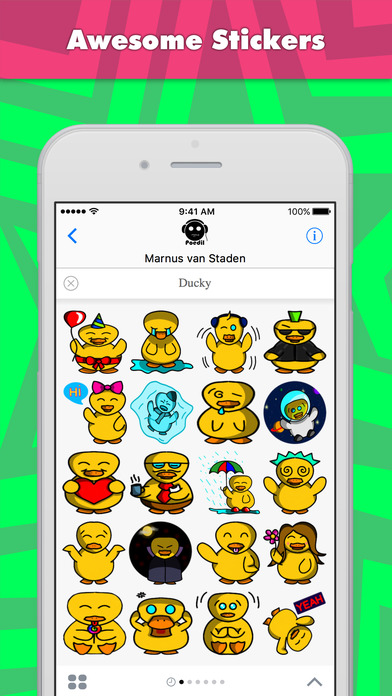 Ducky stickers by Poedil screenshot 2