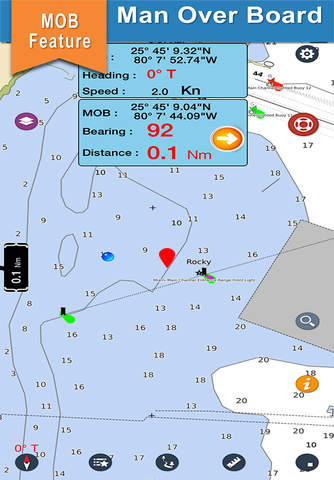 Spain Atlantic offline nautical charts for boating Navigation