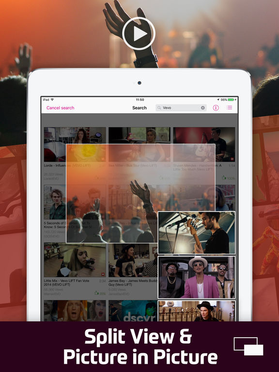 Screenshots of Video Tube Free - Stream and Play Videos for iPad