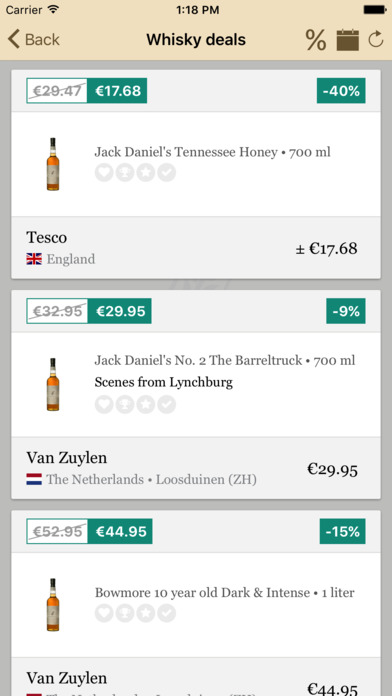 Drammer whisky app screenshot 2