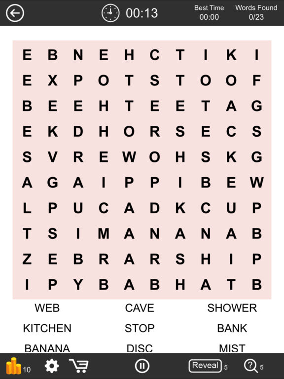 Word Search Pro words finder Puzzlescreeshot 4