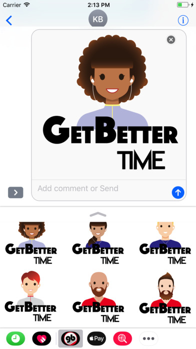 GetBetter Stickers screenshot 4
