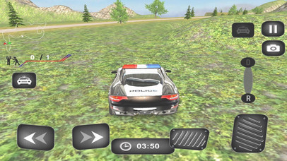 Police Car Mission Hill Road 3D screenshot 3