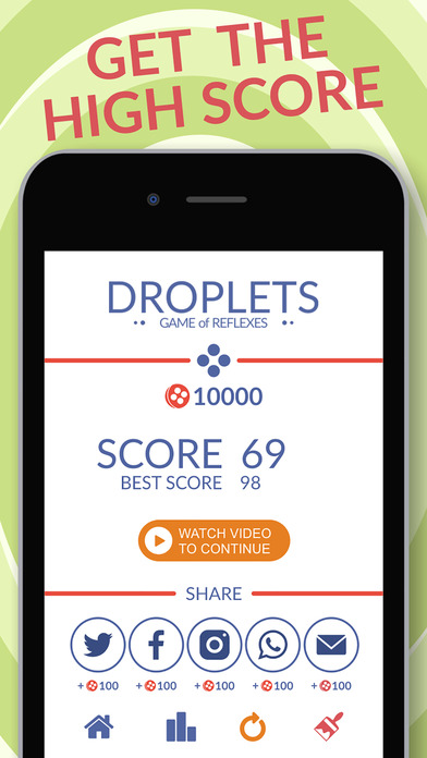 Droplets - Game Of Reflexes screenshot 4