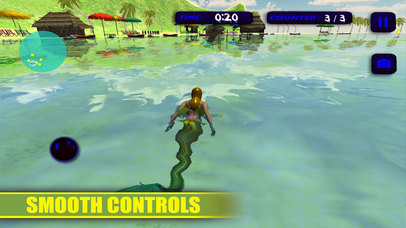 Mermaid Queen Attack Simulator 3D screenshot 3