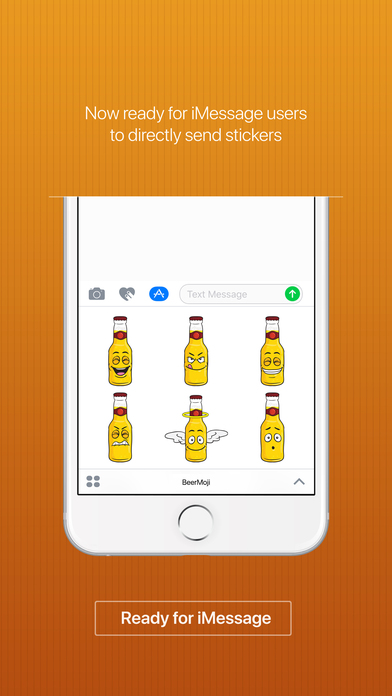 BeerMoji - beer stickers and emoji keyboard app screenshot 3