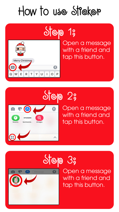 Santa Claus - Santa Emoji Pro Pack for iMessage screenshot 3